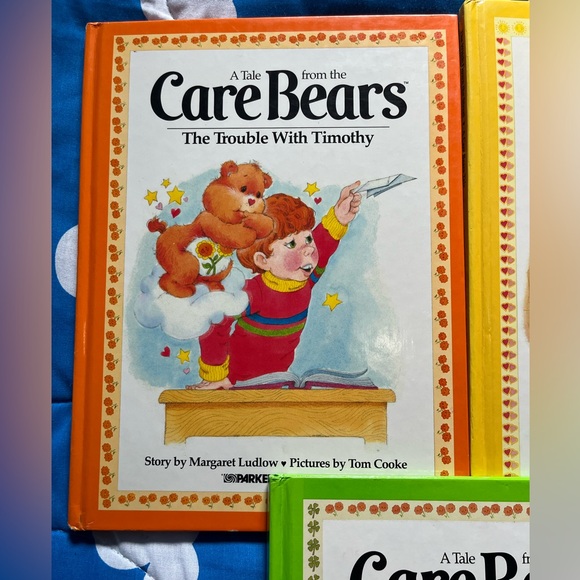 Vintage 80s Care Bears Set of 3 Books - Picture 2 of 16